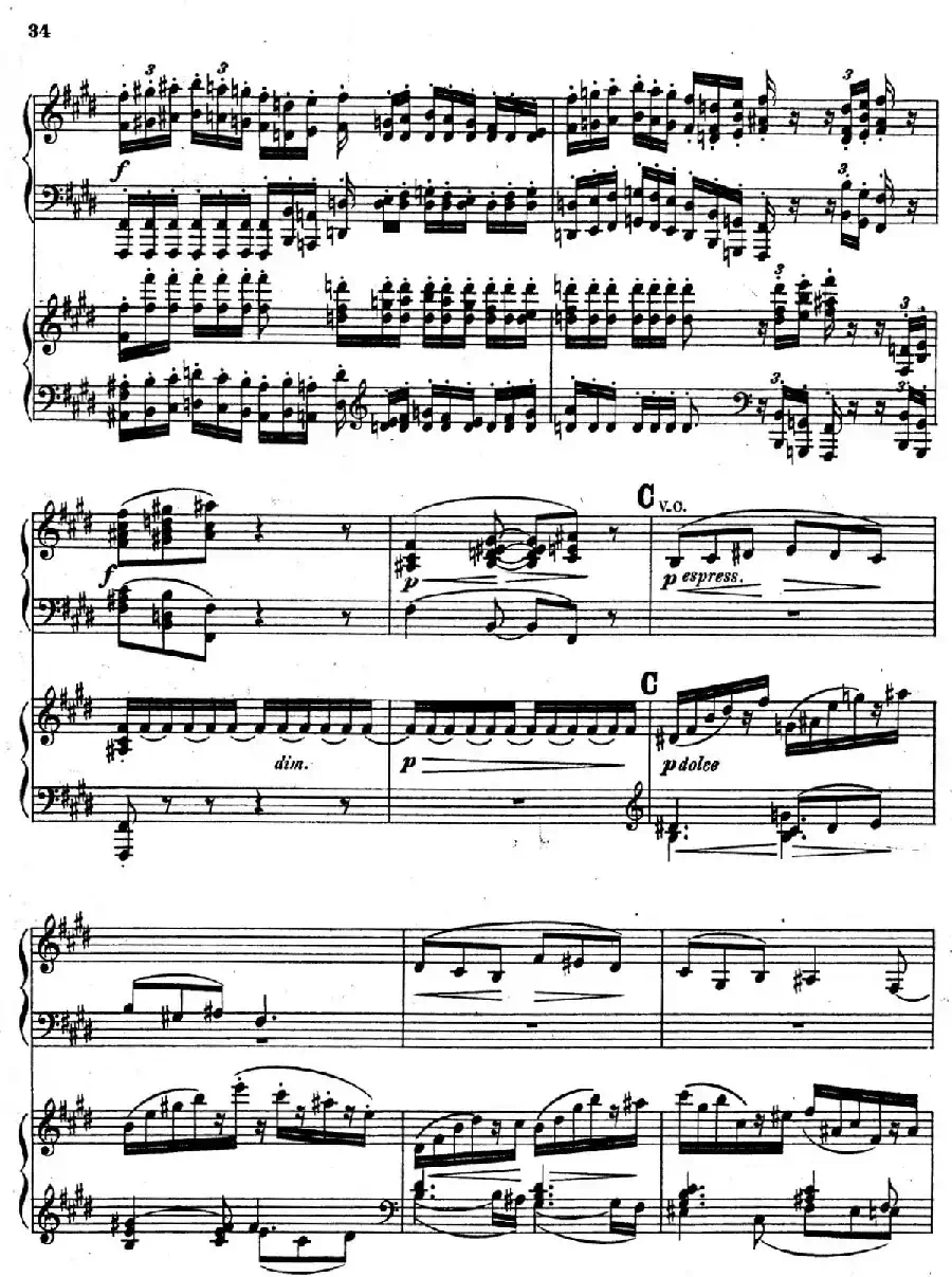 Symphony No.4 in e Minor Op.98（e小调第四交响曲·双钢琴）