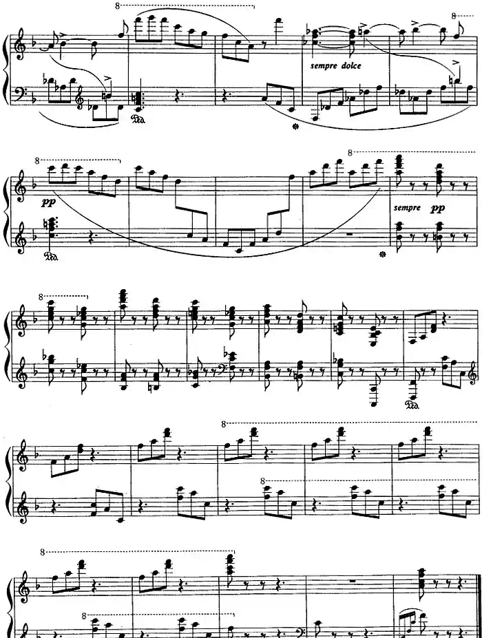 现代钢琴曲：7、即兴曲（Op.31，No.27）