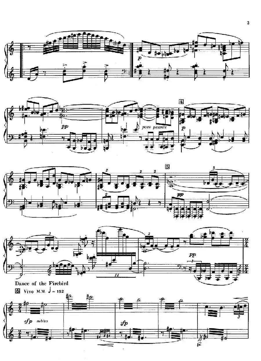 火鸟组曲 Firebird Suite（拉夫林改编钢琴独奏版）