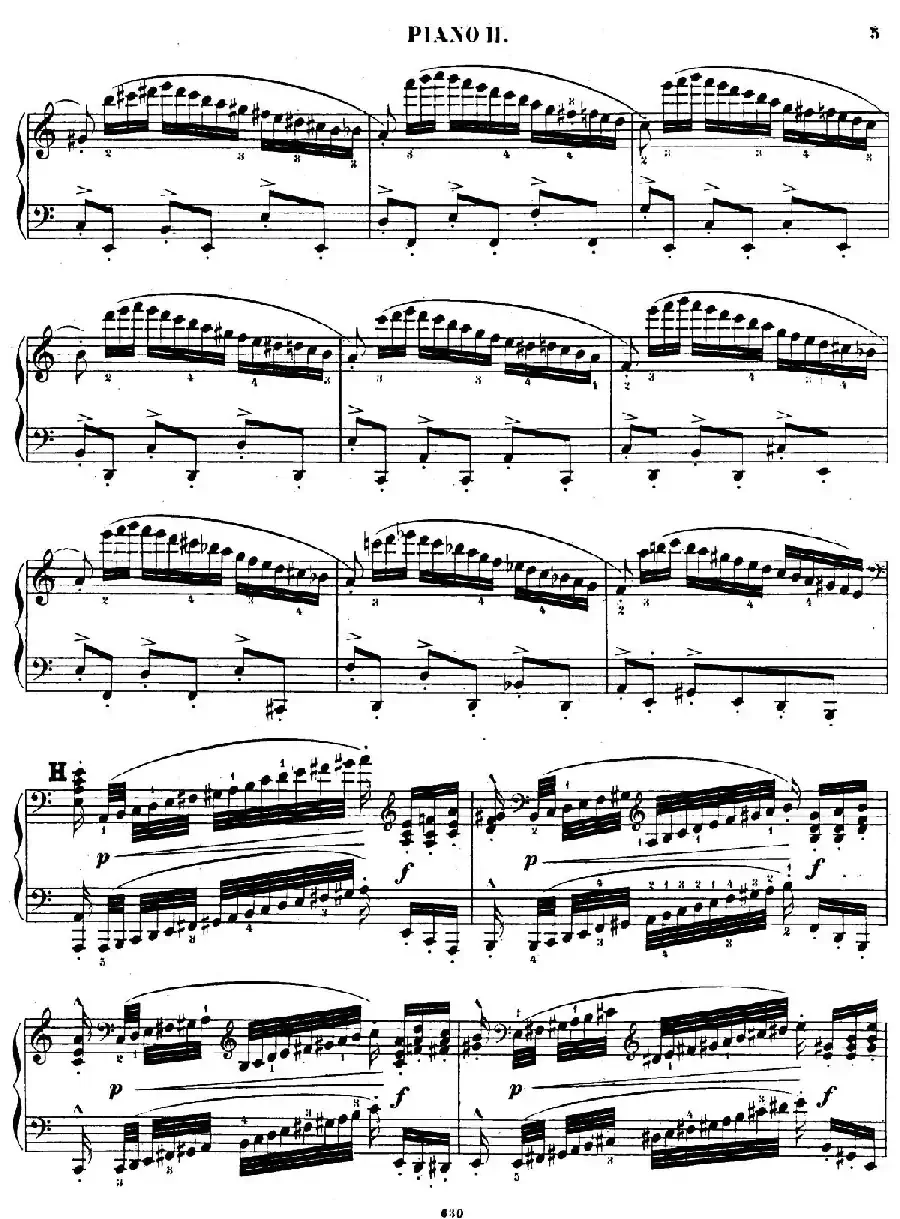 Chaconne for 2 Pianos Op.150（双钢琴第二钢琴）