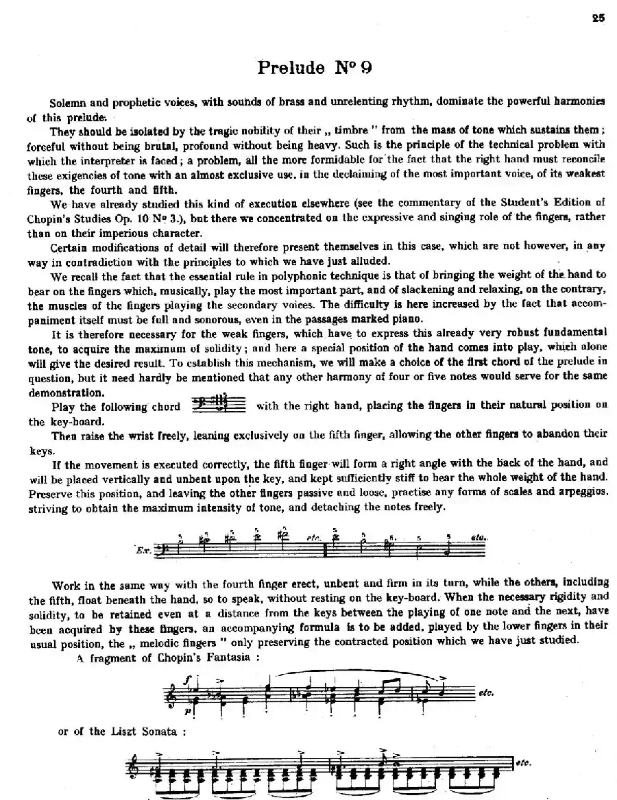 Preludes Op.28（24首前奏曲·9）