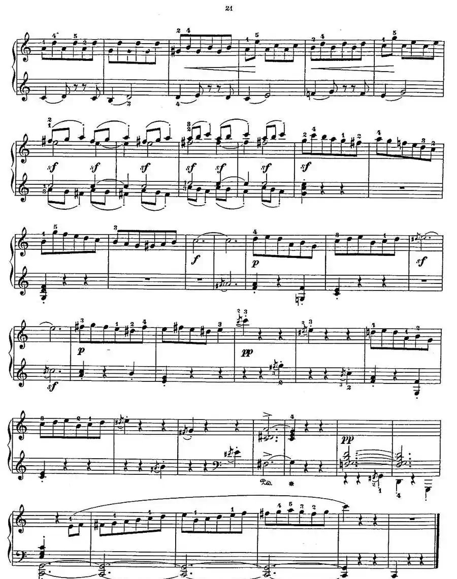 Album f the Young Op·62（10· 小谐谑曲 Scherzino，C大调）