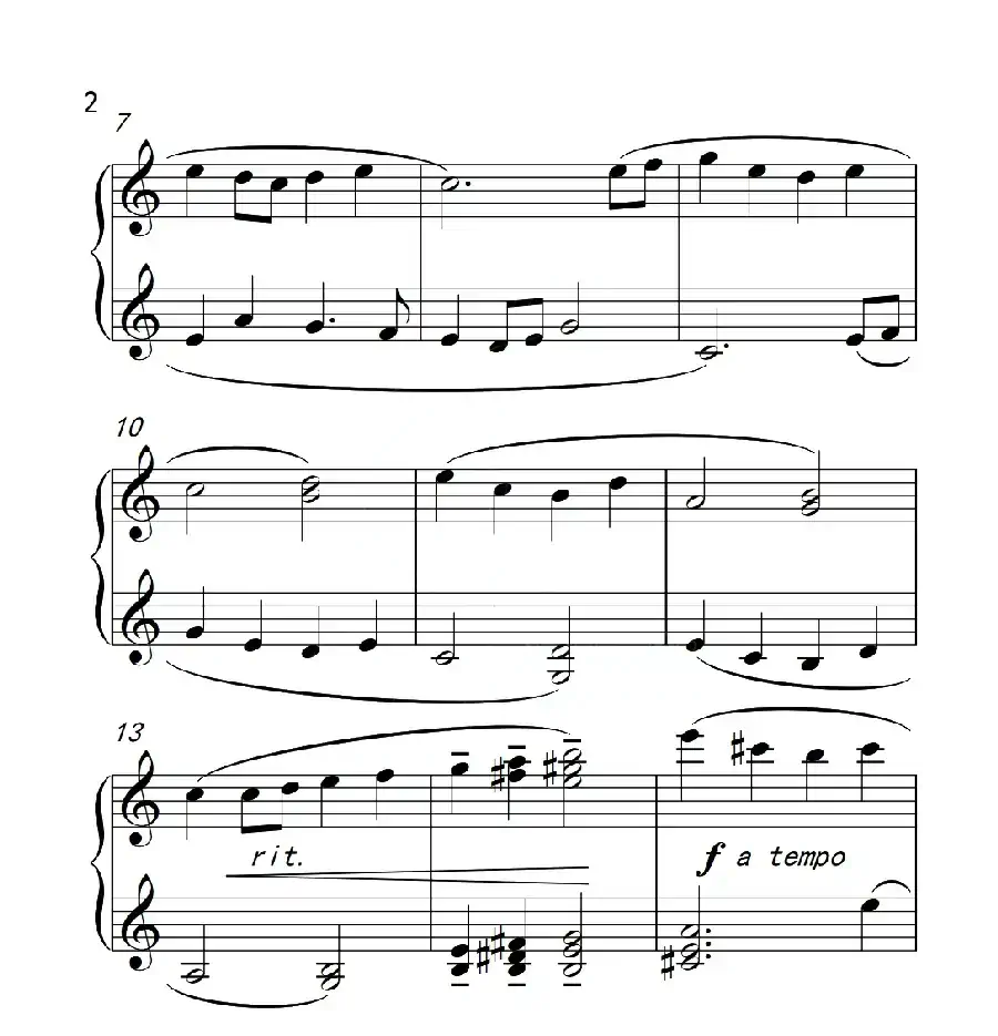 第三级 草地又绿了（中国音乐学院钢琴考级作品1~6级）