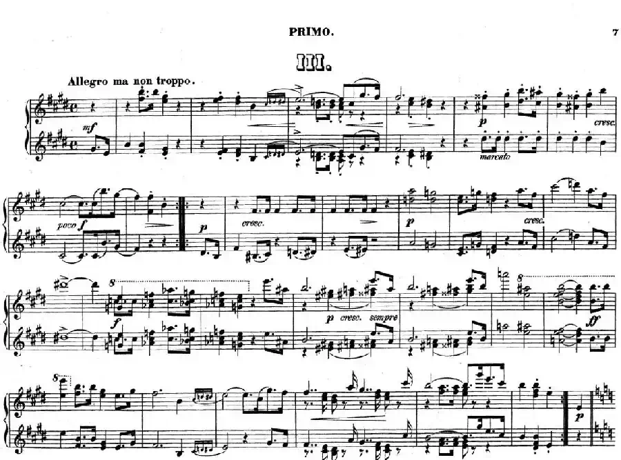 Zwolf Original-Compositionen fur Pianoforte zu 4 Handen Op.57（12首四手联弹小品·3）