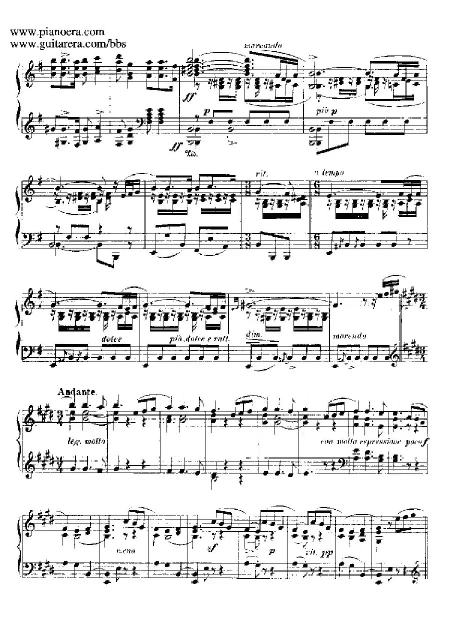 12 Spanish Danses Op.37（12首西班牙舞曲·5）