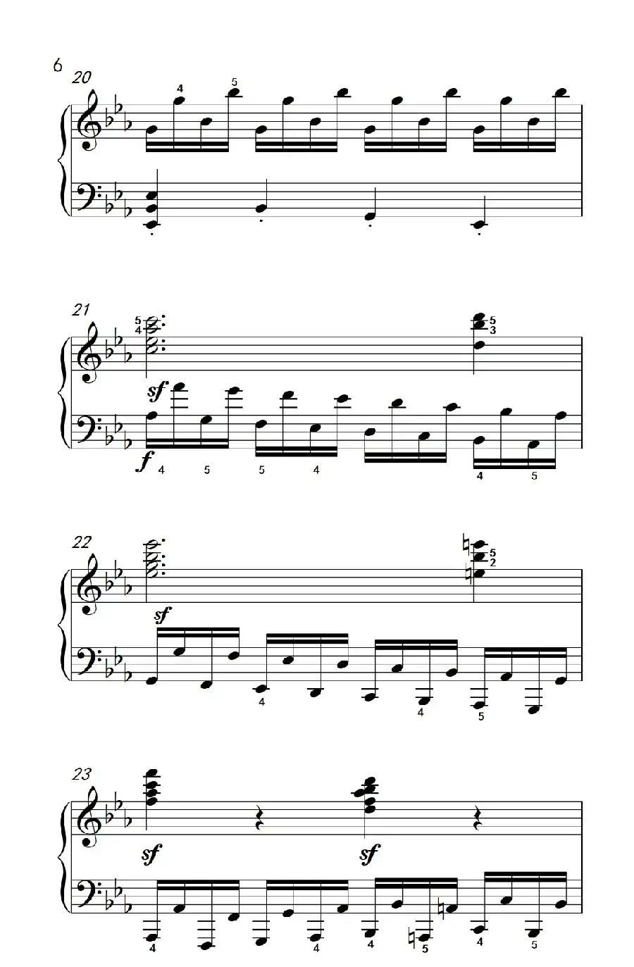 车尔尼钢琴八度练习曲 553（4）