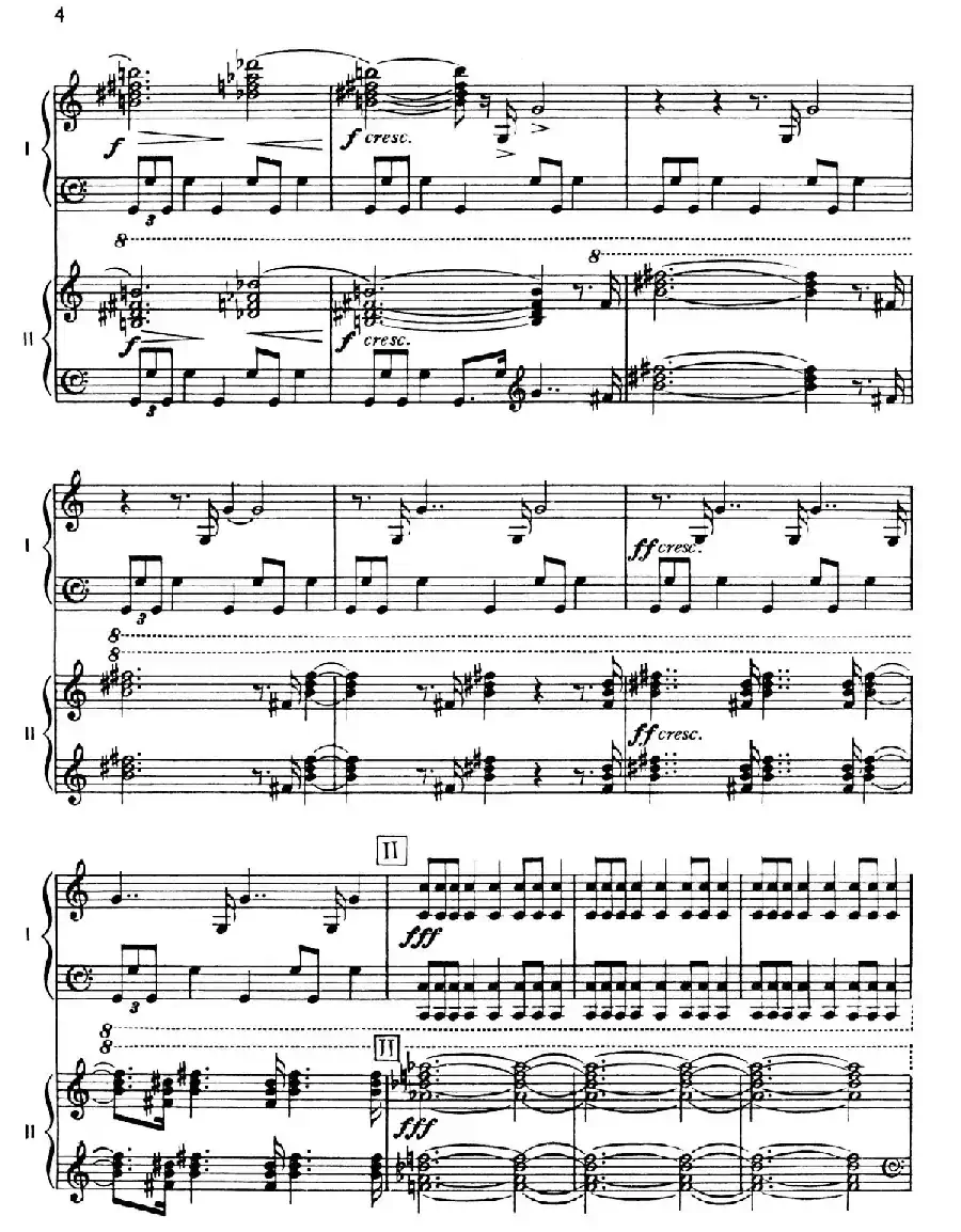 The Planets Op.32（双钢琴）（行星·第一乐章 火星—战争使者）
