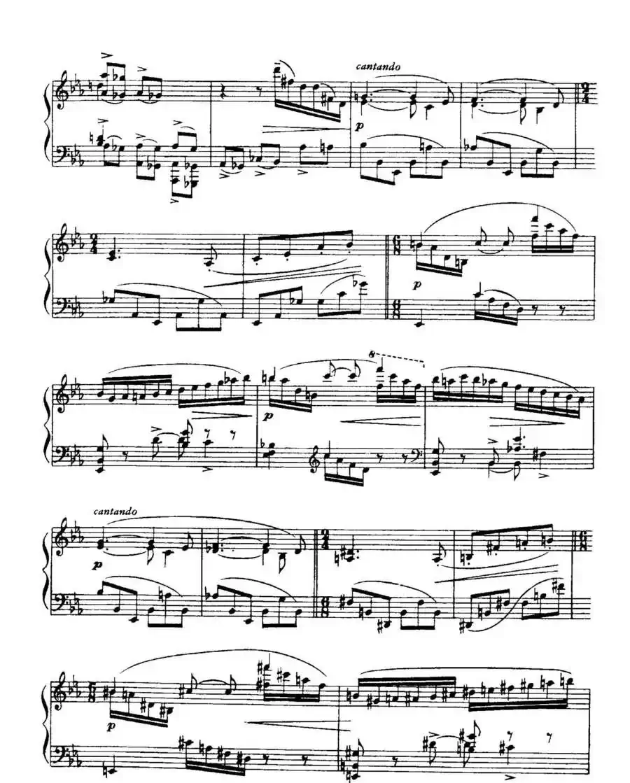 福雷13首船歌：Barcarolle No·5 in F-sharp min, Op·66