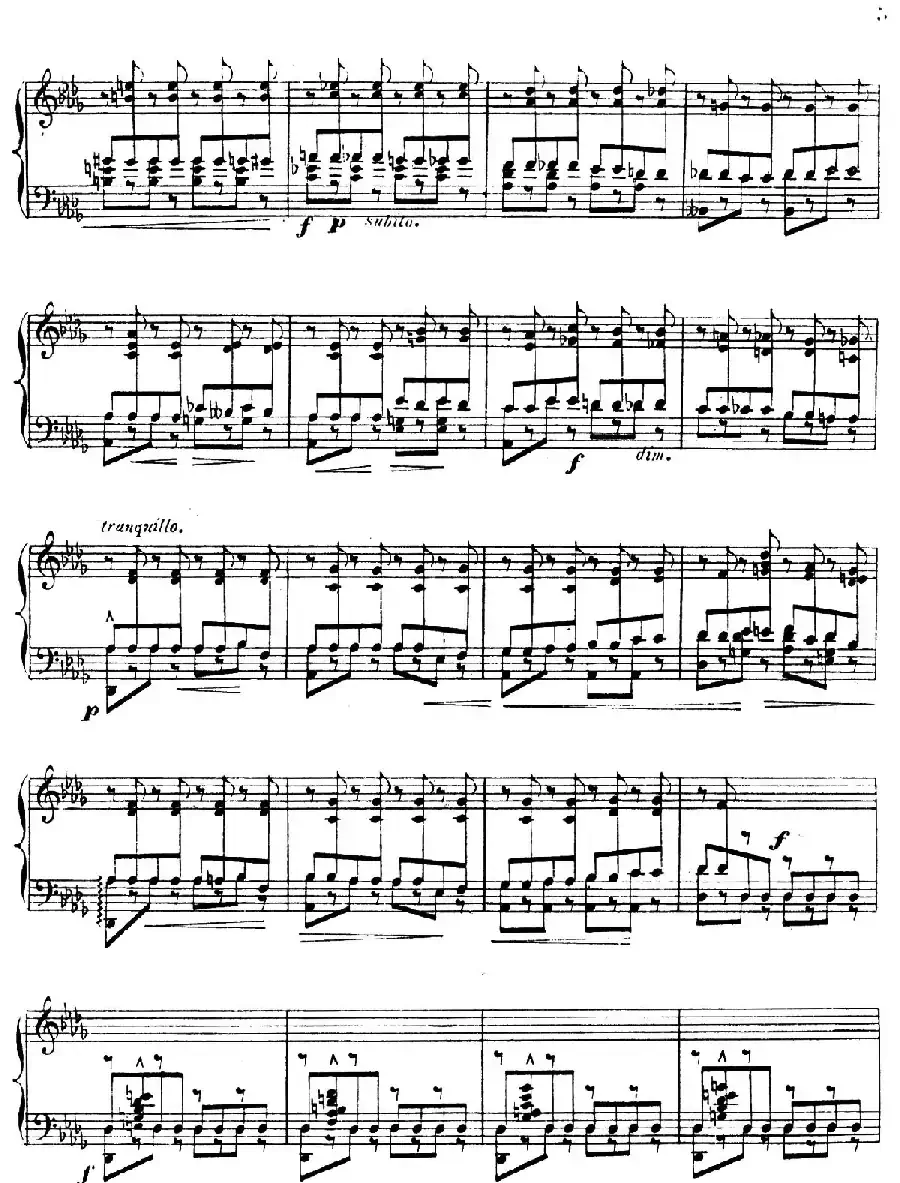 Grande Etude de Concert Tremolo Op.58（音乐会练习曲“震音”）