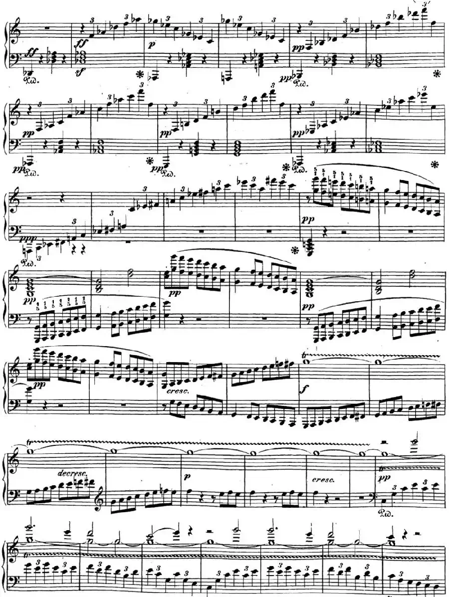 贝多芬钢琴奏鸣曲21 黎明(华尔斯坦) C大调 Op.53 C major