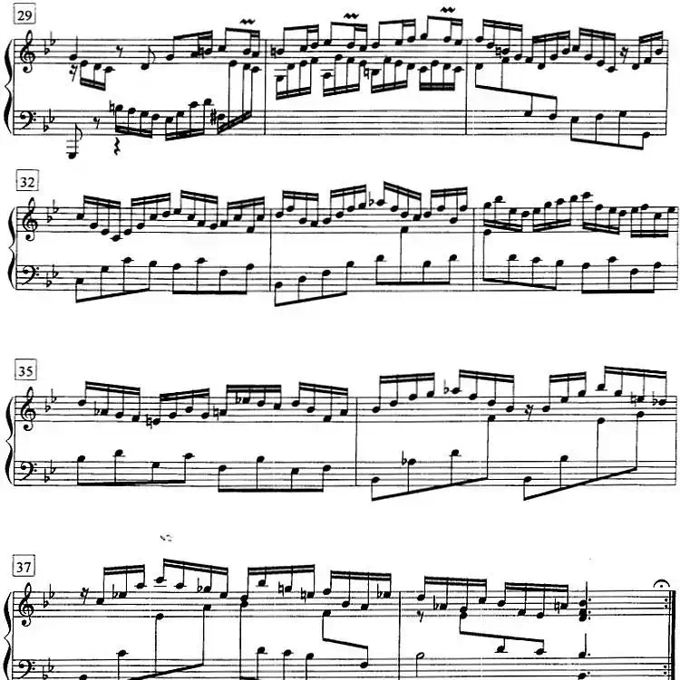 钢琴教程第七级 复调曲 帕蒂塔（第一套）