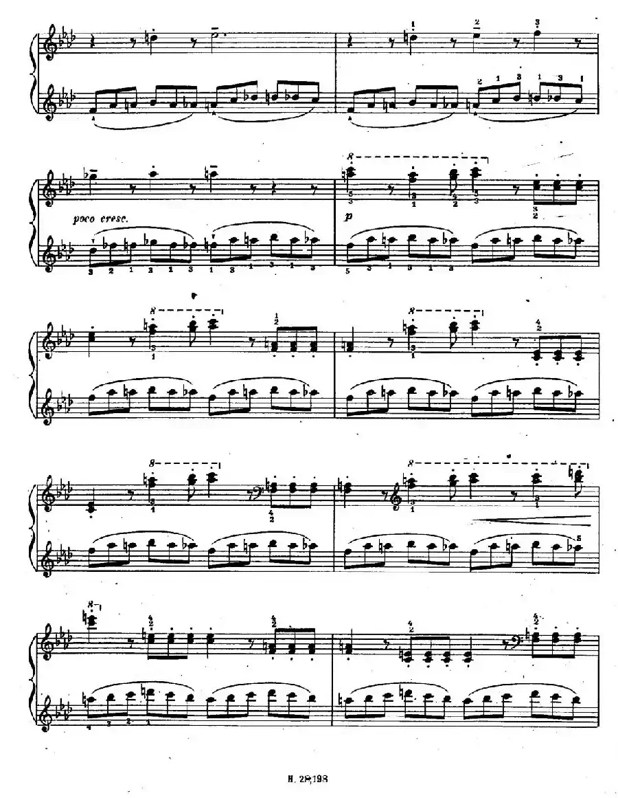 Ten Bagatelles Op.5（10首小品·8. 降A大调）