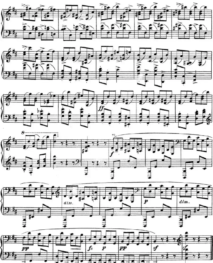 斯克里亚宾 钢琴练习曲 Op.8 No.3 Alexander Scriabin Etudes