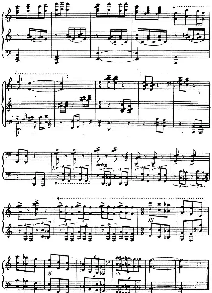 钢琴组曲《刘三姐》6、抗禁