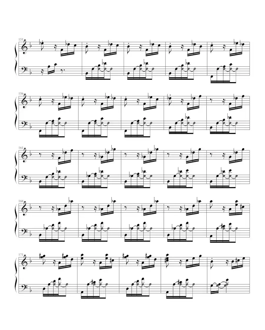 暴风雨(Beethoven's Sonata NO.17 Mov.3 )