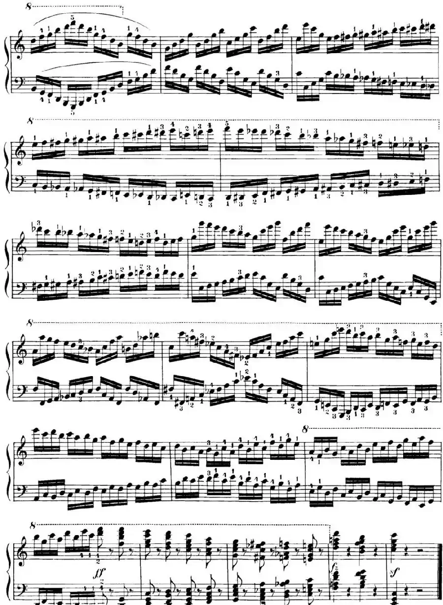 40首车尔尼Op.299钢琴快速练习曲（NO.36）