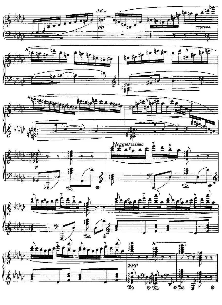 13 Barcarolles, Barcarolle（No. 3）