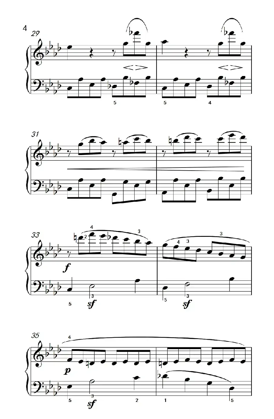 奏鸣曲 Opus 2 Nr.1 第一乐章(贝多芬奏鸣曲集 1)