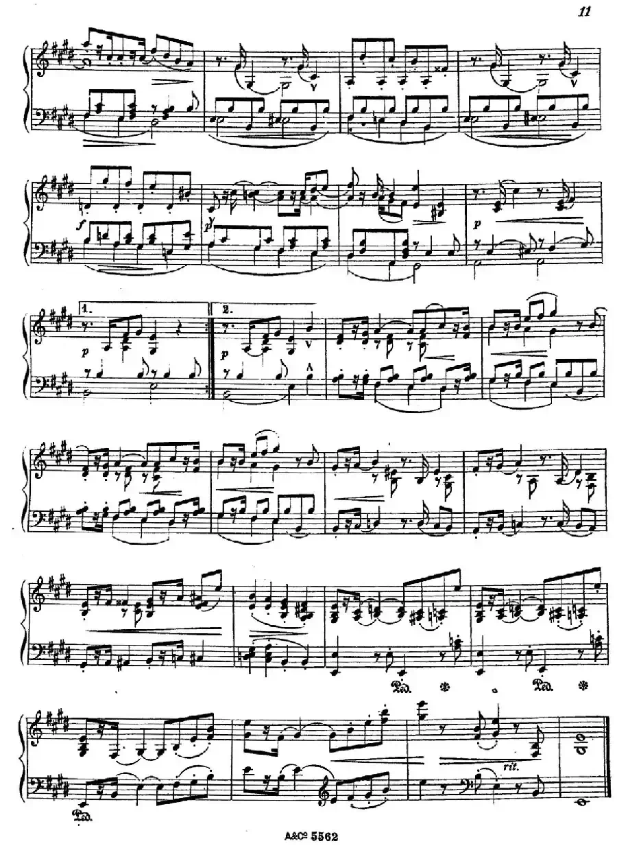 Album Leaf Op.7（纪念册的一页·6）