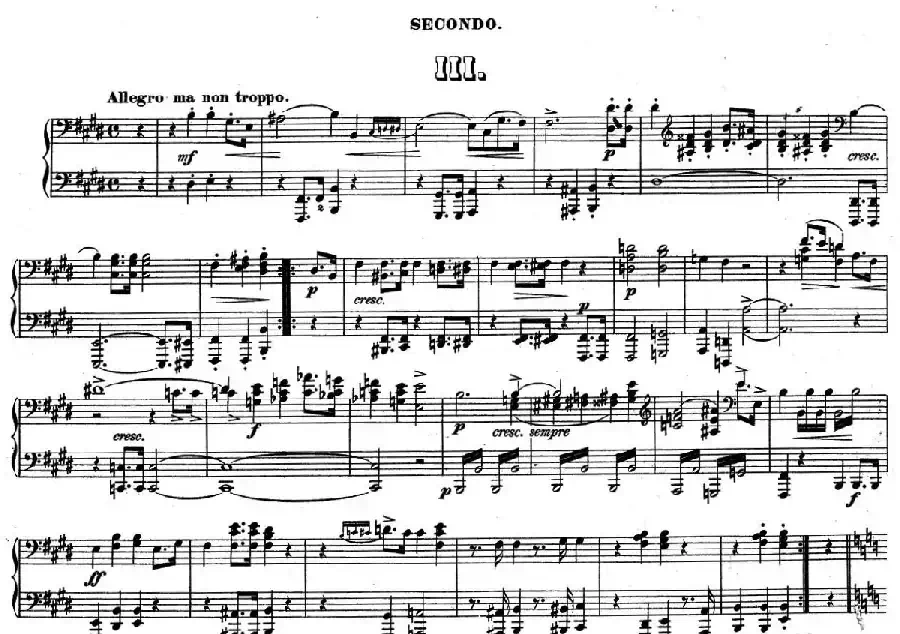 Zwolf Original-Compositionen fur Pianoforte zu 4 Handen Op.57（12首四手联弹小品·3）