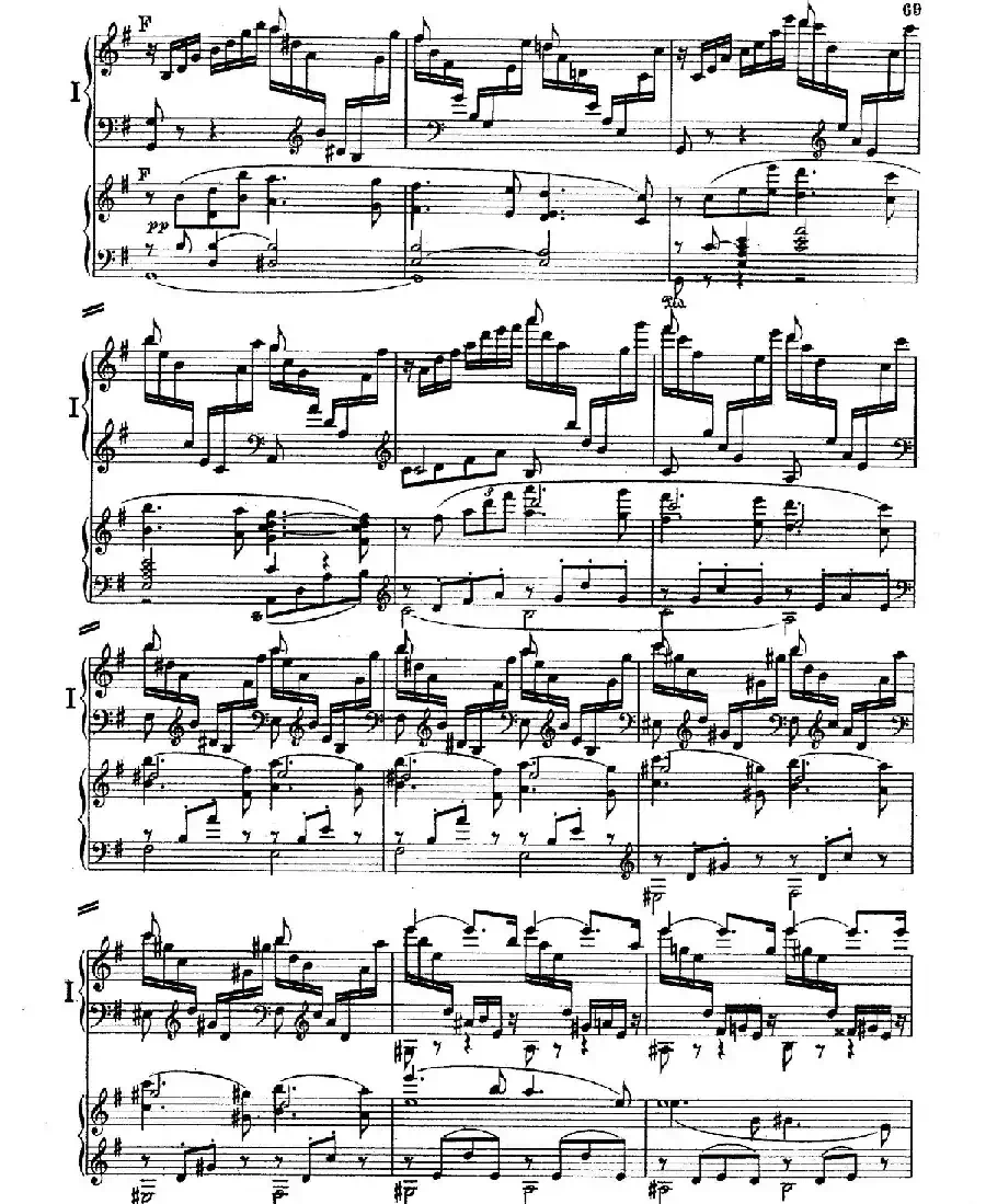Piano Concerto in E Major Op.59（E大调钢琴协奏曲·双钢琴·第四乐章）
