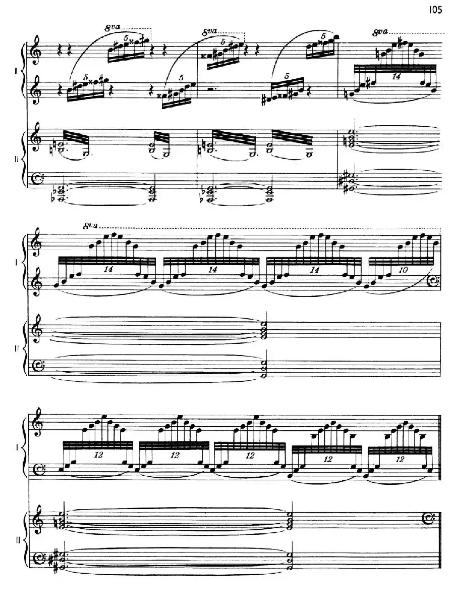 The Planets Op.32（双钢琴）（行星·第七乐章 海王星—神秘主义者）