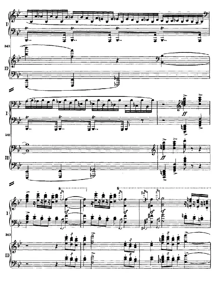 降B大调第二钢琴协奏曲 （P31——40）