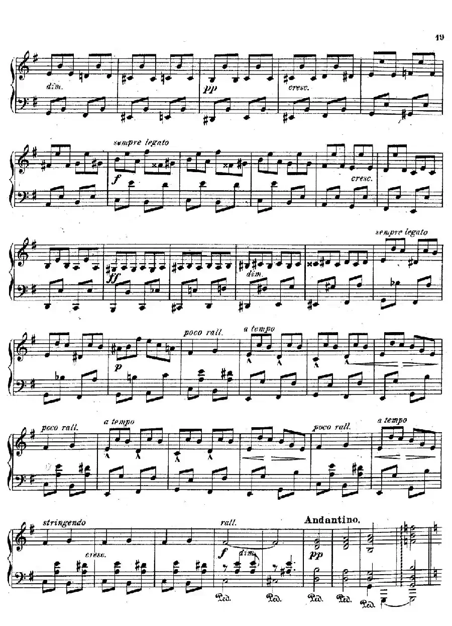 Etudes Rythmiques Op.149（节奏练习曲集）（5）