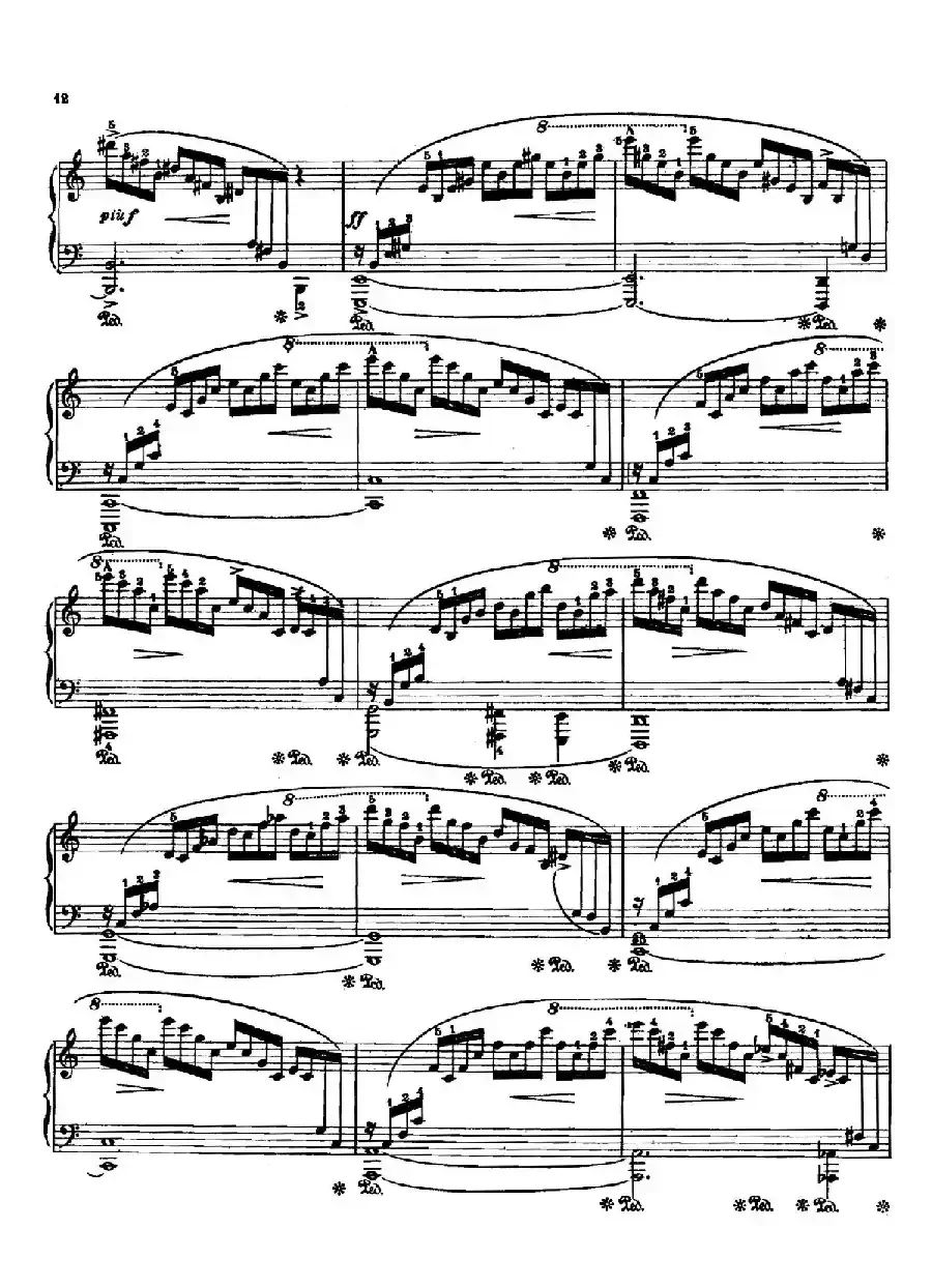 12 Etudes Op.10 柯尔托教学版（12首练习曲·1）