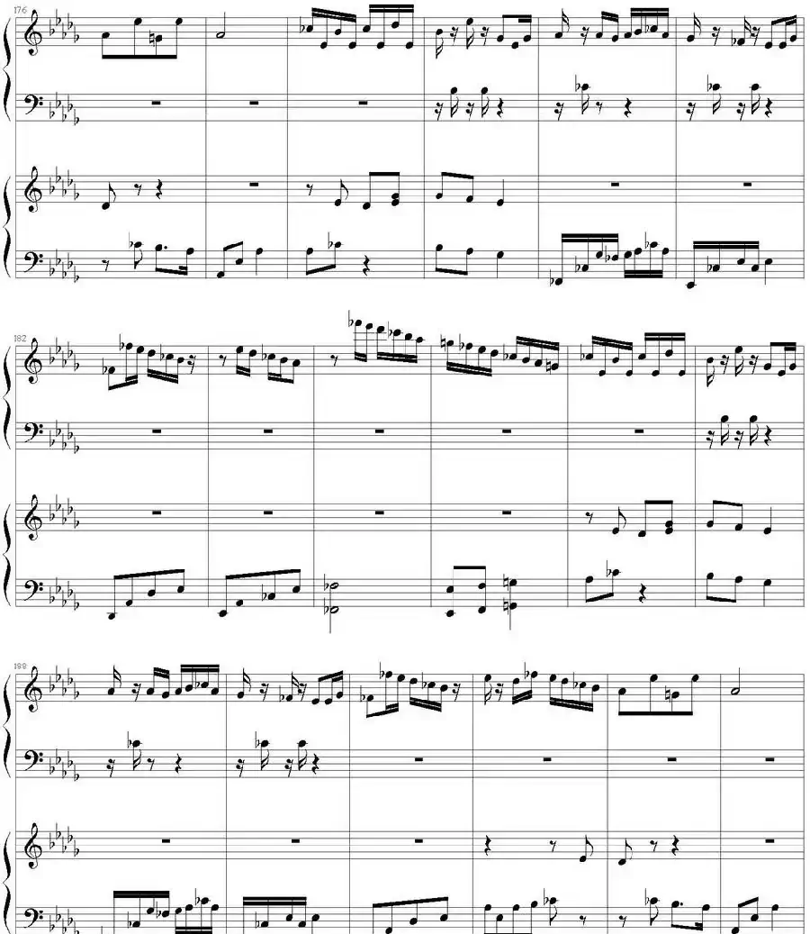 Flower Dance（花舞）（四手联弹）