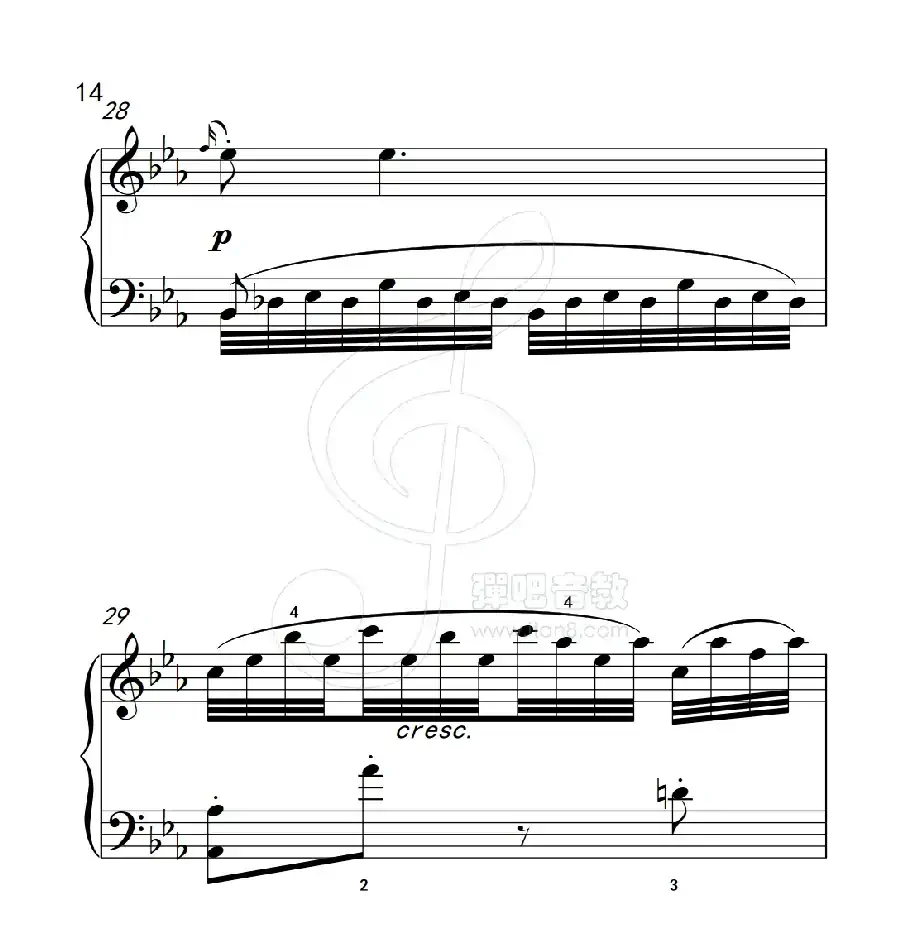 练习曲 30(克拉莫钢琴练习曲60首)