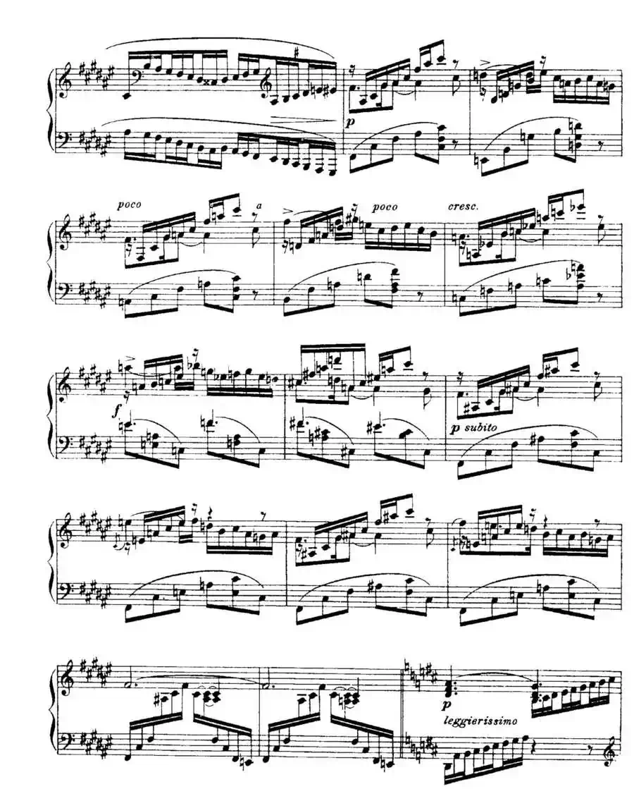 福雷13首船歌：Barcarolle No·3 in G-flat, Op·42