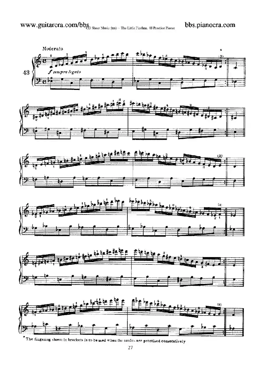 48 Practice Pieces（四十八首钢琴练习曲）