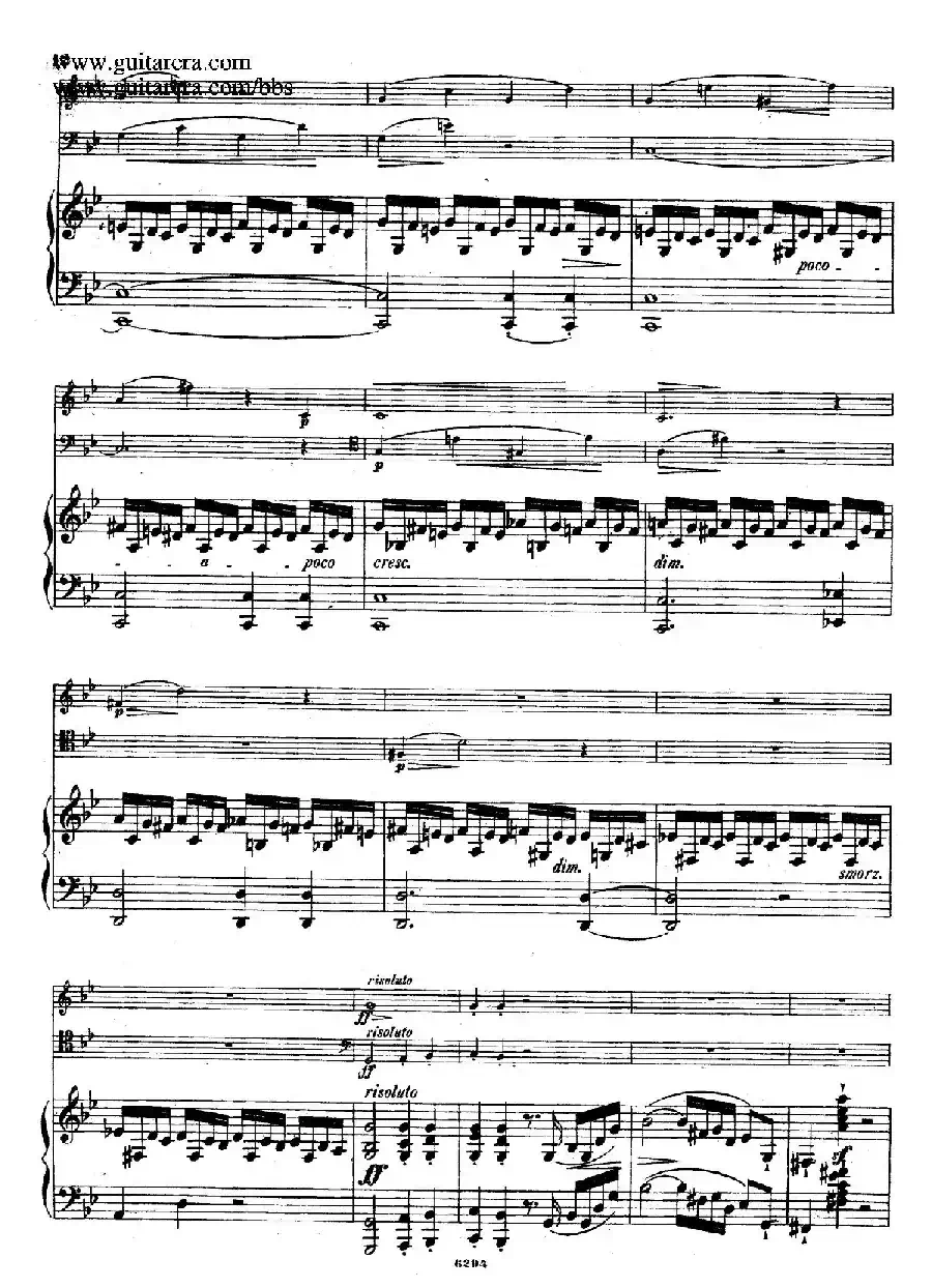 Piano Trio in g Minor Op.8（g小调钢琴三重奏）