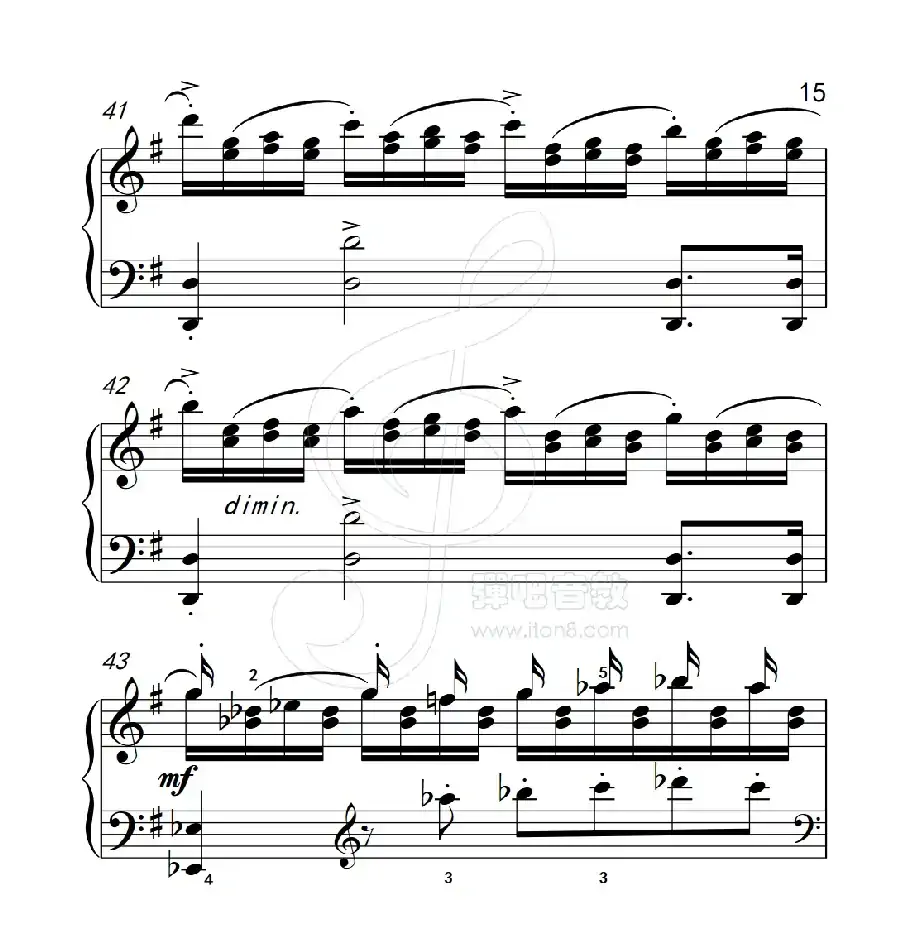 练习曲 54（克拉莫钢琴练习曲60首）