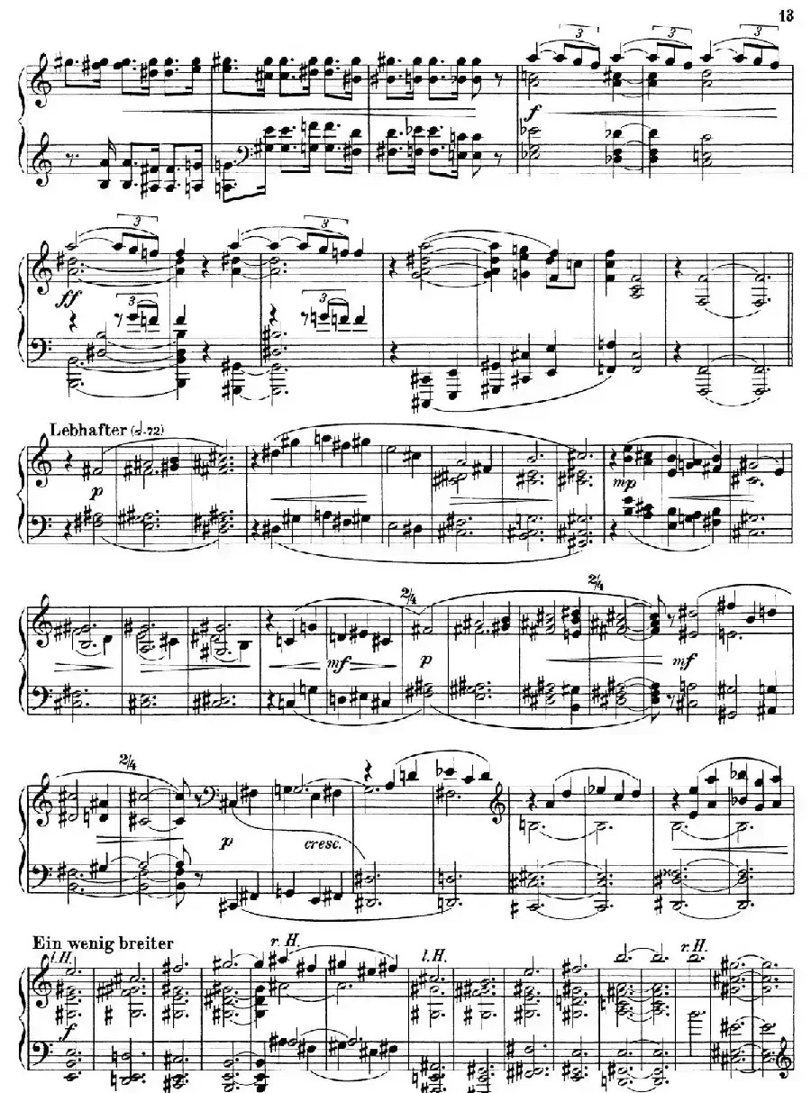 Piano Sonata No.1（第一钢琴奏鸣曲·Ⅲ）