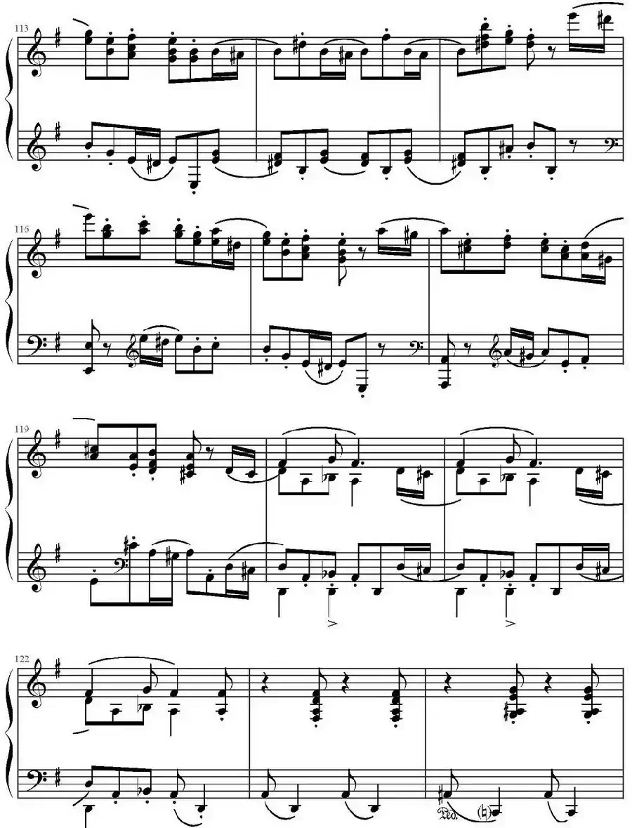 E大调回旋随想曲（门德尔松Op.14）