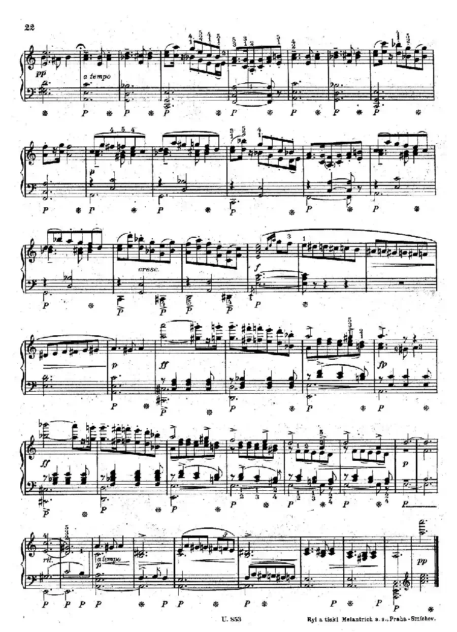 Six Piano Pieces Op.7（6首钢琴小品·Ⅵ）