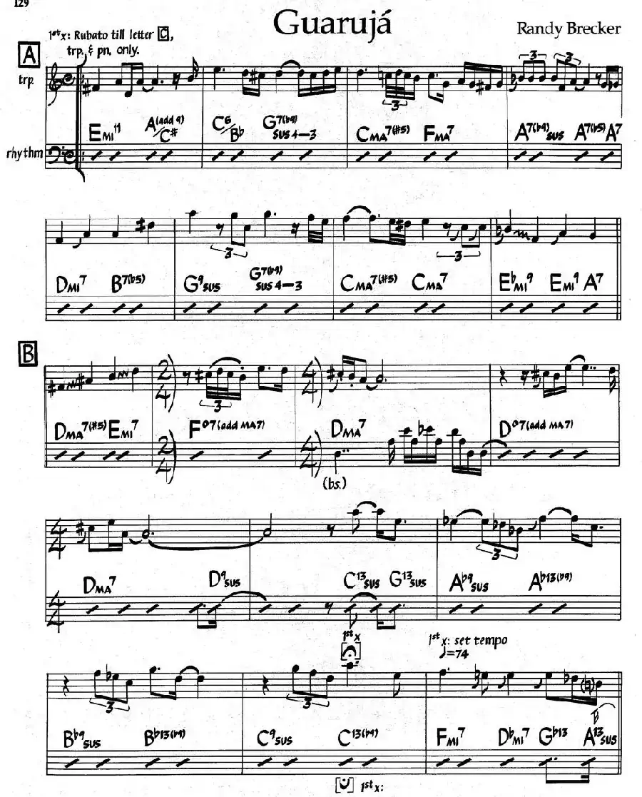 Guaruja(爵士钢琴曲)