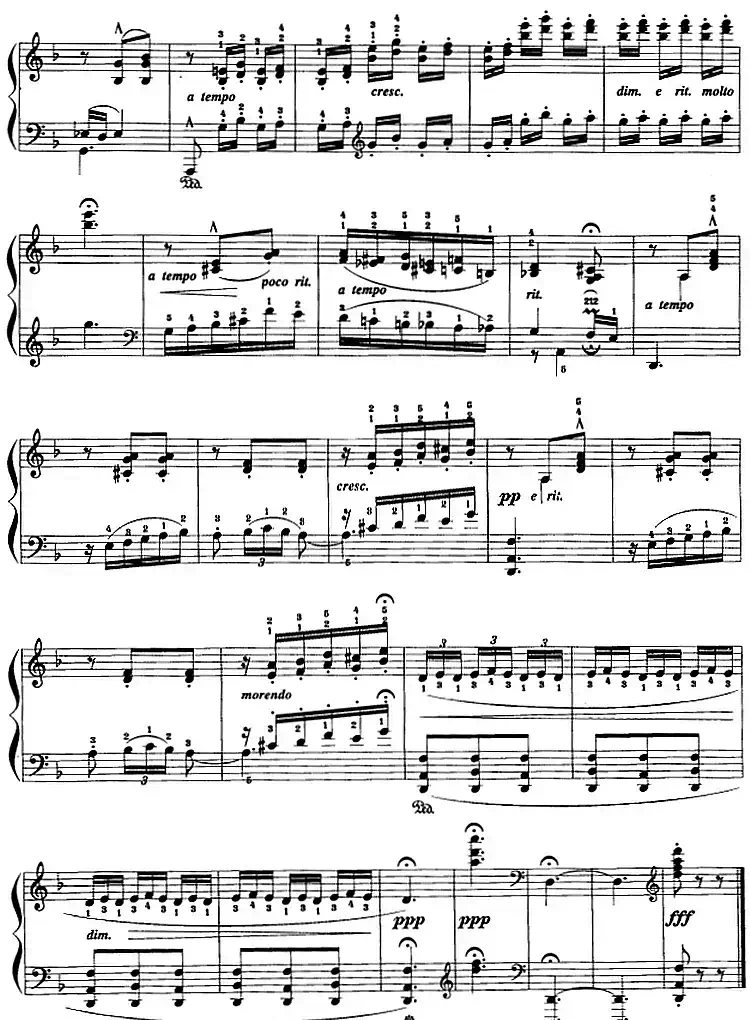 现代钢琴曲：28、东方