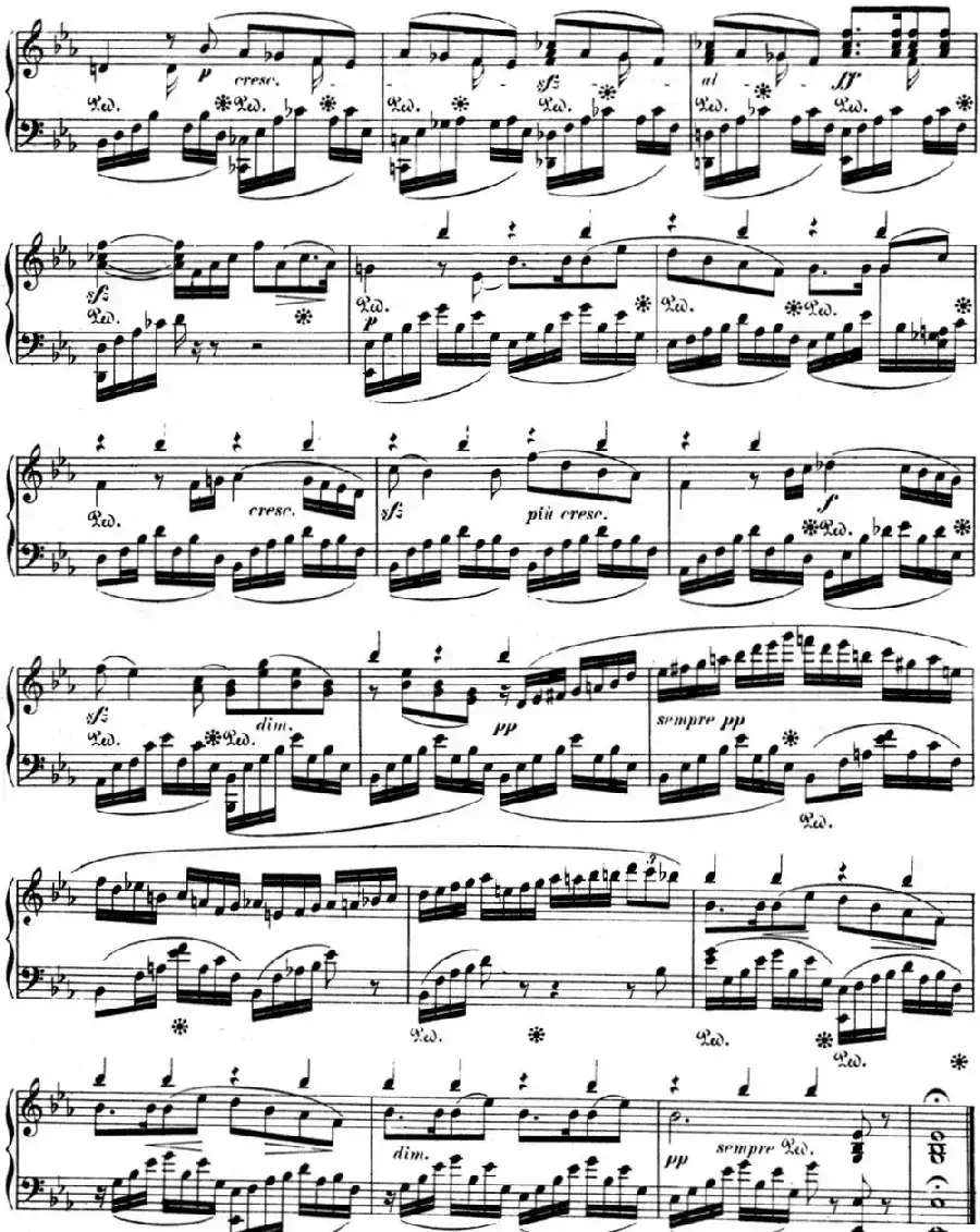 门德尔松无词歌Op.67（NO.1）