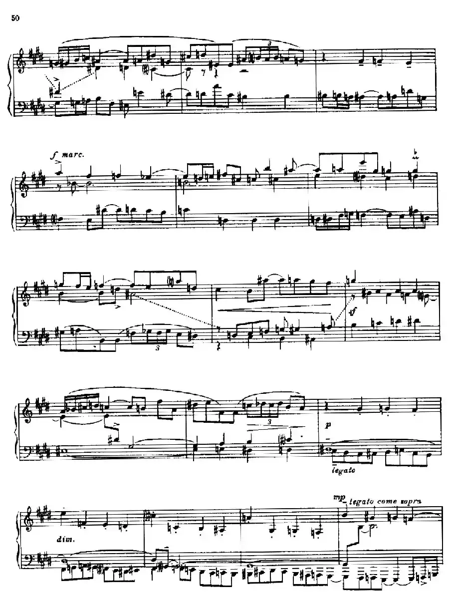 24 Preludes and Fugues Part.1 Op.45（24首前奏曲与赋格·第一部分·9）