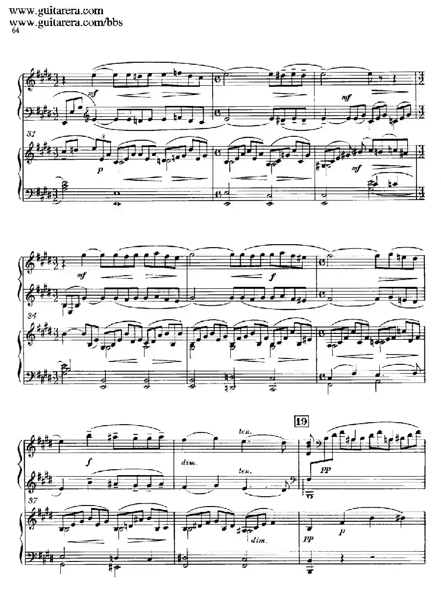 c小调第二钢琴协奏曲 Op.18（双钢琴·第二乐章）