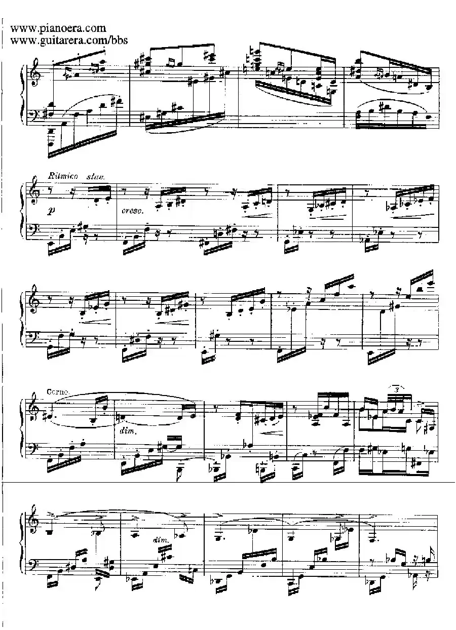 Goyescas（戈雅之画）（6. 幽灵的小夜曲 Serenata Del Espectro）