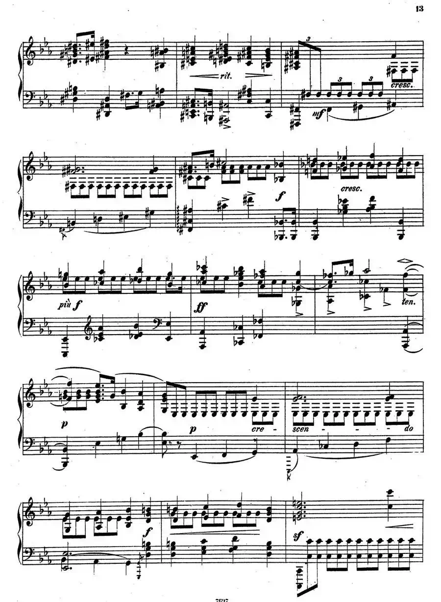 Nachtstücke Op·28（4首夜曲·3）
