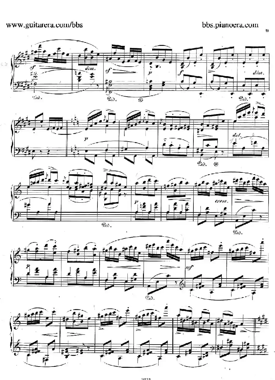 Phantasiestücke Op.31（幻想曲集·3. 升c小调）