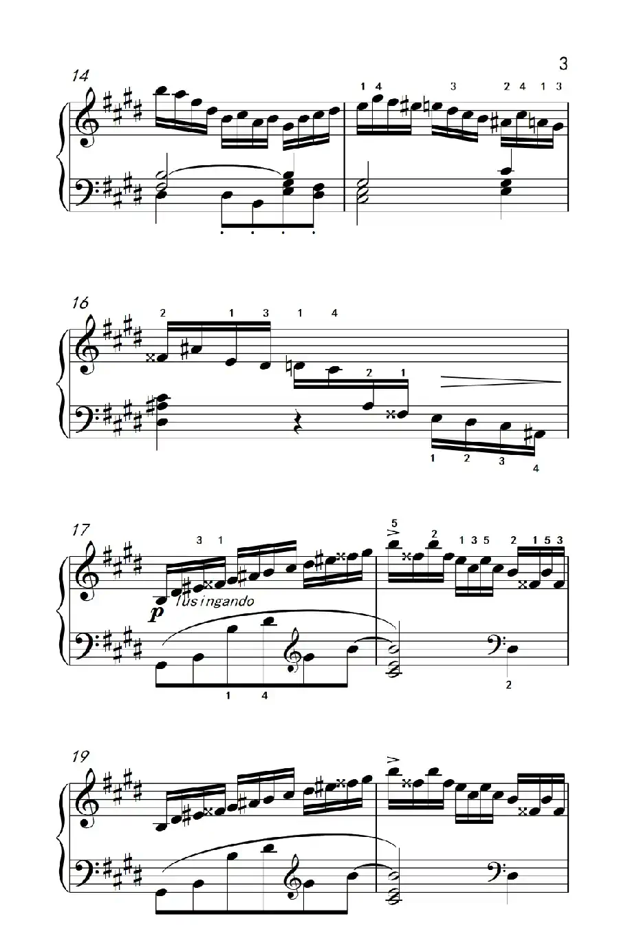 莫什科夫斯基 钢琴练习曲（第一首）