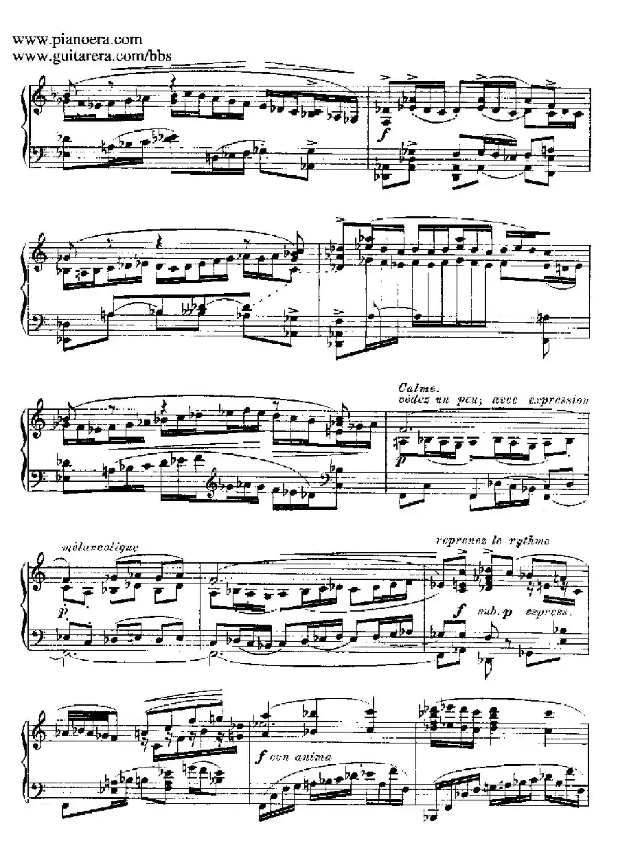 Goyescas（戈雅之画）（3. 烛光凡丹戈 El Fandango De Candil）