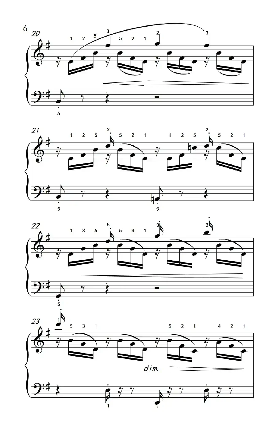 燕子（老年大学 钢琴教程 3）