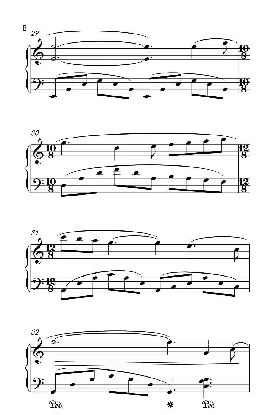 回忆 音乐剧《猫》主题曲（老年大学 钢琴教程 3）